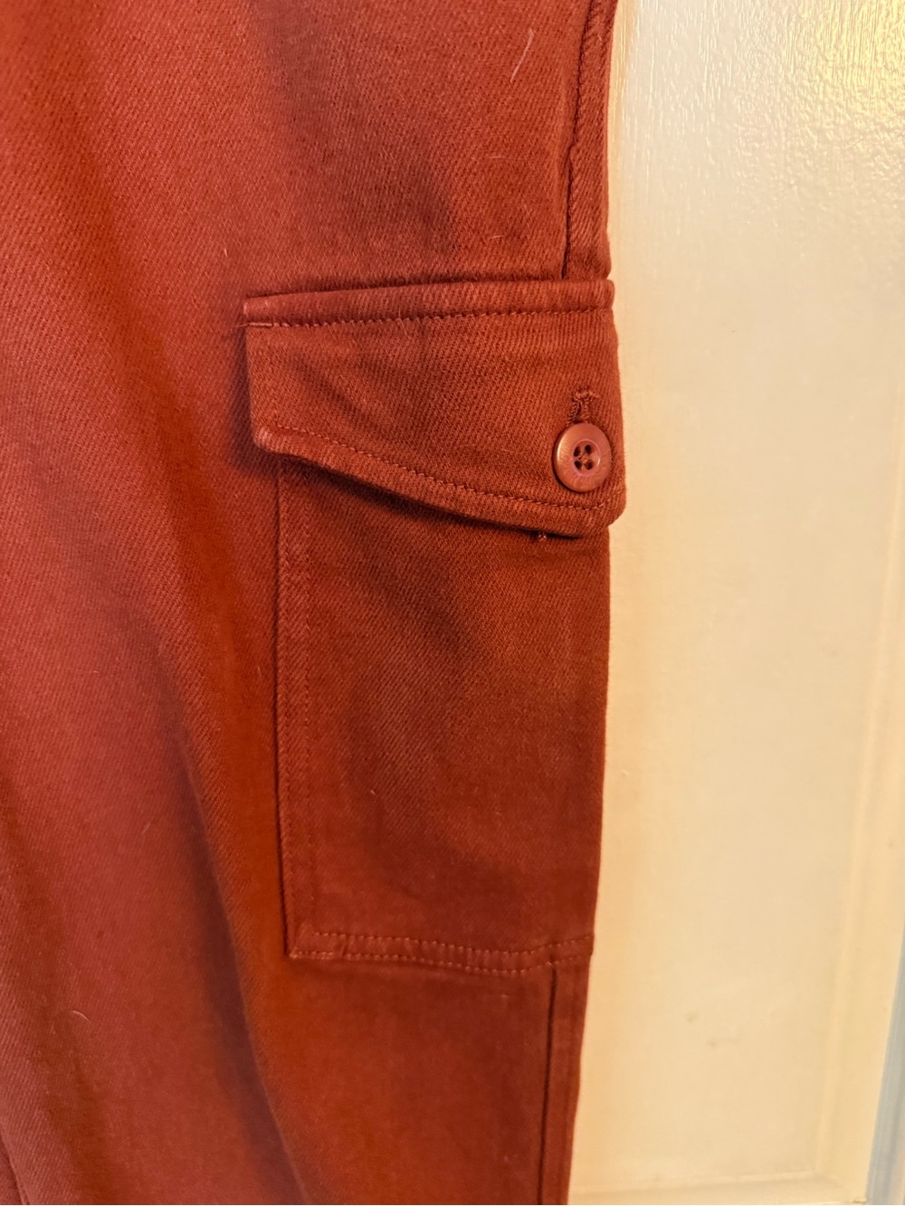 Wilfred Free Rust-Brown Cargo Pants - Picture 3 of 5